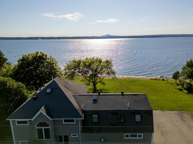 48 Sheltons Rd, Trenton, ME 04605 - bird's eye view of a nearby body of water