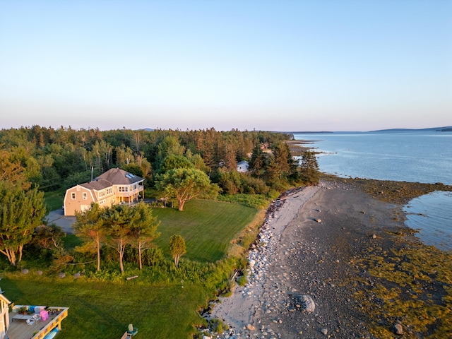 48 Sheltons Rd, Trenton, ME 04605 - aerial overview of property's location with a large body of water