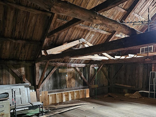 8 Longfellow School Rd, Bristol, ME 04539 - view of unfinished attic