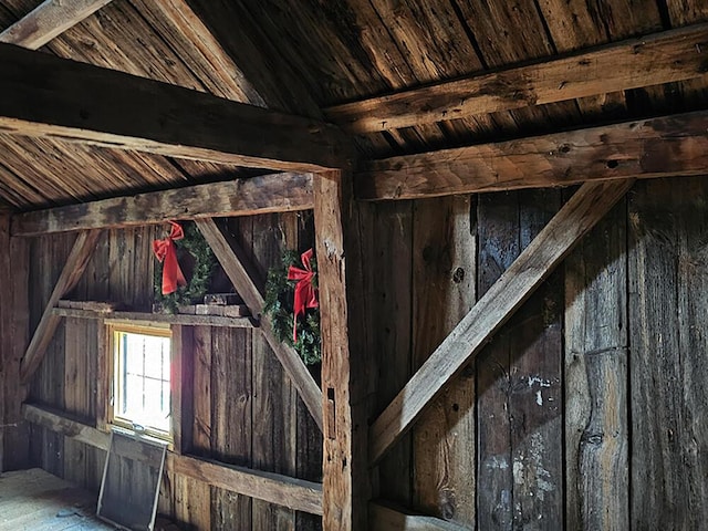 8 Longfellow School Rd, Bristol, ME 04539 - view of unfinished attic