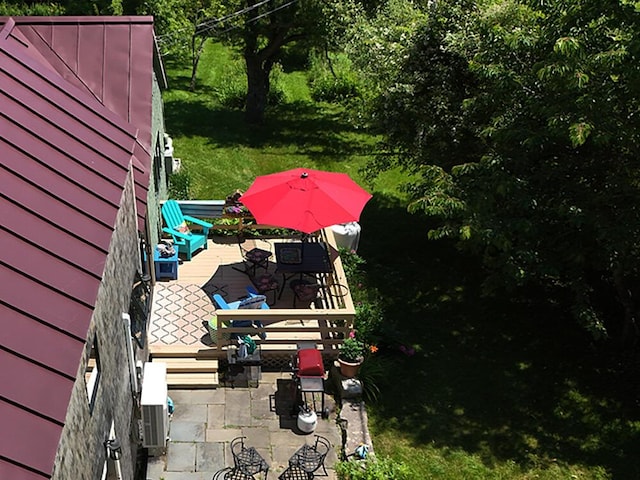 8 Longfellow School Rd, Bristol, ME 04539 - view of yard with a patio