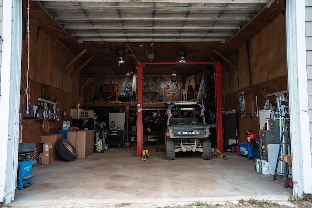 7 Dakin Rd, Turner, ME 04282 - garage with a workshop area