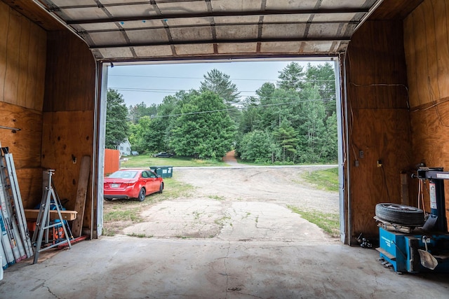 7 Dakin Rd, Turner, ME 04282 - garage featuring wood walls