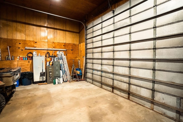 7 Dakin Rd, Turner, ME 04282 - garage with wooden walls and wooden ceiling