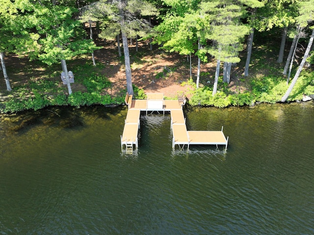 42 Knowles Point Rd, Bridgton, ME 04009 - dock area featuring a water view
