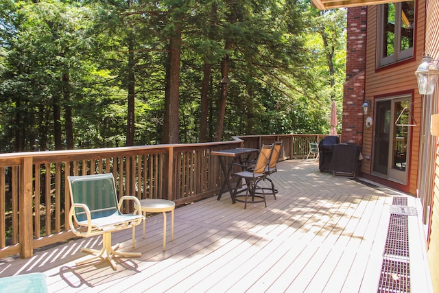 42 Knowles Point Rd, Bridgton, ME 04009 - view of wooden deck