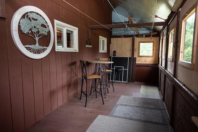 143 Mayfield Rd, Moscow, ME 04920 - sunroom featuring healthy amount of natural light and lofted ceiling