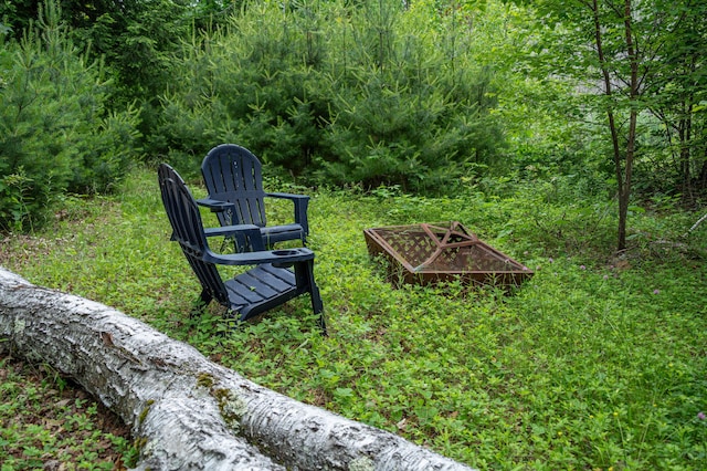 143 Mayfield Rd, Moscow, ME 04920 - view of home's community featuring an outdoor fire pit