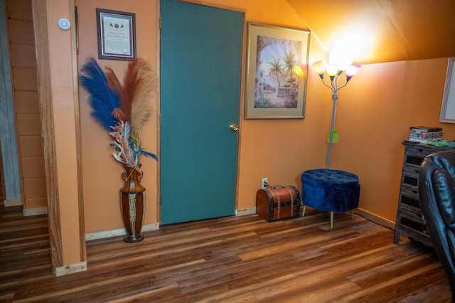 143 Mayfield Rd, Moscow, ME 04920 - foyer entrance with wood finished floors and baseboards