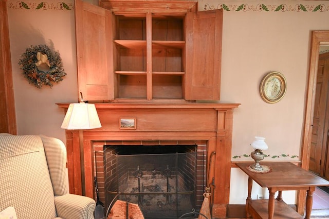 337 Copeland Hill Rd, Holden, ME 04429 - detailed view of a tile fireplace