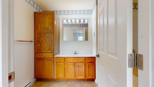 452 Flat Rd, Bethel, ME 04217 - bathroom with vanity