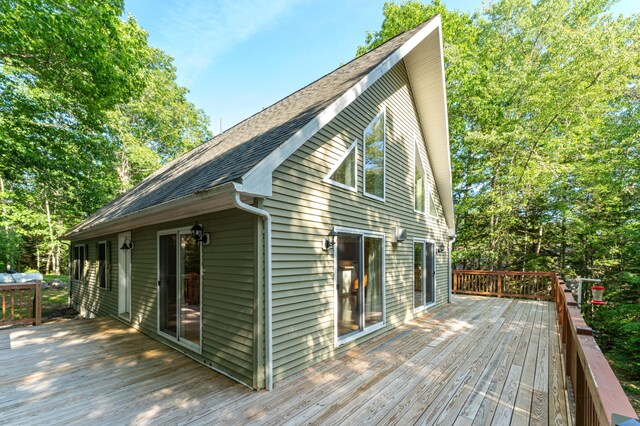 61 Dwelly Point Rd, Franklin, ME 04634 - view of deck