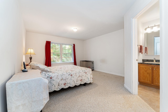 61 Dwelly Point Rd, Franklin, ME 04634 - bedroom with ensuite bath and light carpet