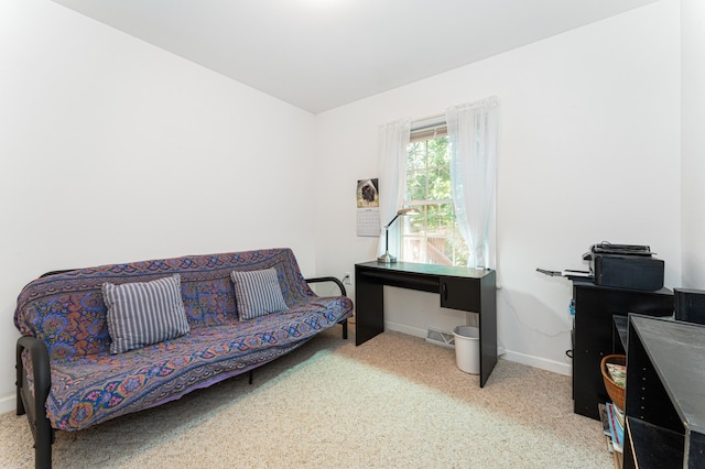 61 Dwelly Point Rd, Franklin, ME 04634 - home office with carpet floors and baseboards