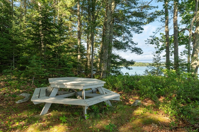 61 Dwelly Point Rd, Franklin, ME 04634 - surrounding community featuring a water view and a wooded view