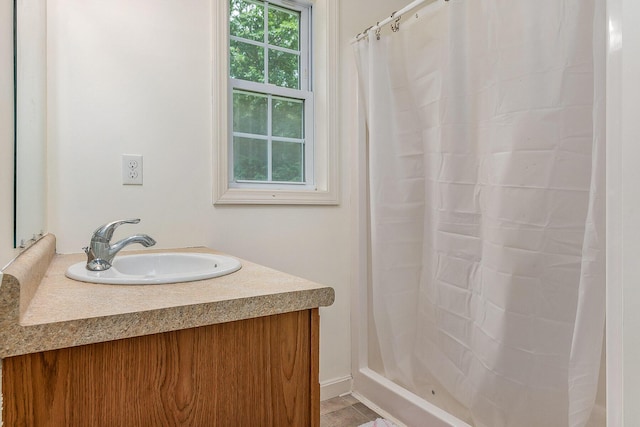 13 Dobson Rd, Berwick, ME 03901 - full bathroom with vanity and a shower with shower curtain
