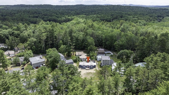 61 Shore Rd, Sebago, ME 04029 - aerial overview of property's location with a forest and nearby suburban area