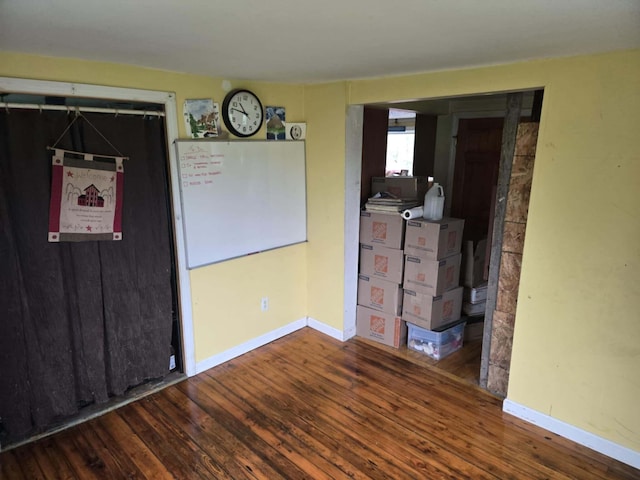 471 Chandler Hill Rd, Ripley, ME 04930 - empty room with wood finished floors and baseboards