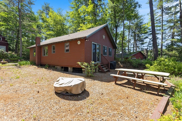 48 Green Bay Rd, Newfield, ME 04095 - view of side of property with entry steps