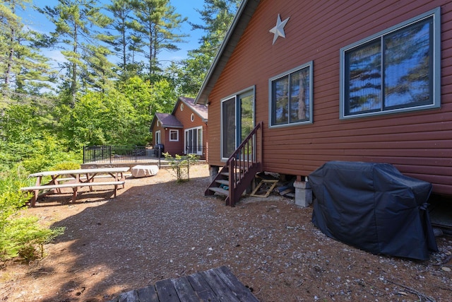 48 Green Bay Rd, Newfield, ME 04095 - view of property exterior with entry steps