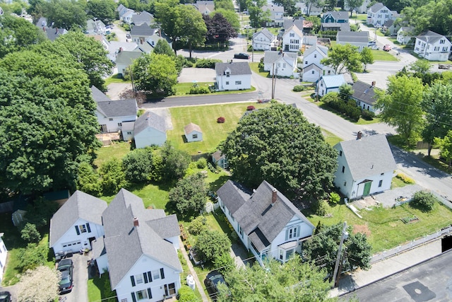 5 Purchase St, Rockland, ME 04841 - aerial perspective of suburban area