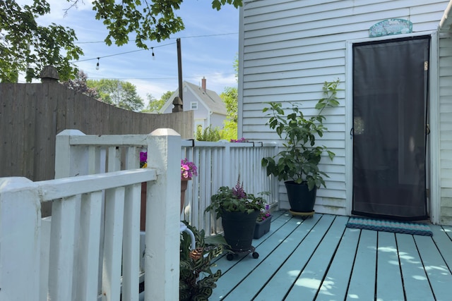 5 Purchase St, Rockland, ME 04841 - view of deck