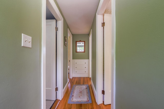 69 W Meadow Rd, Rockland, ME 04841 - hall featuring wood finished floors and baseboards
