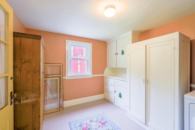 69 W Meadow Rd, Rockland, ME 04841 - interior space featuring washer / dryer and baseboards