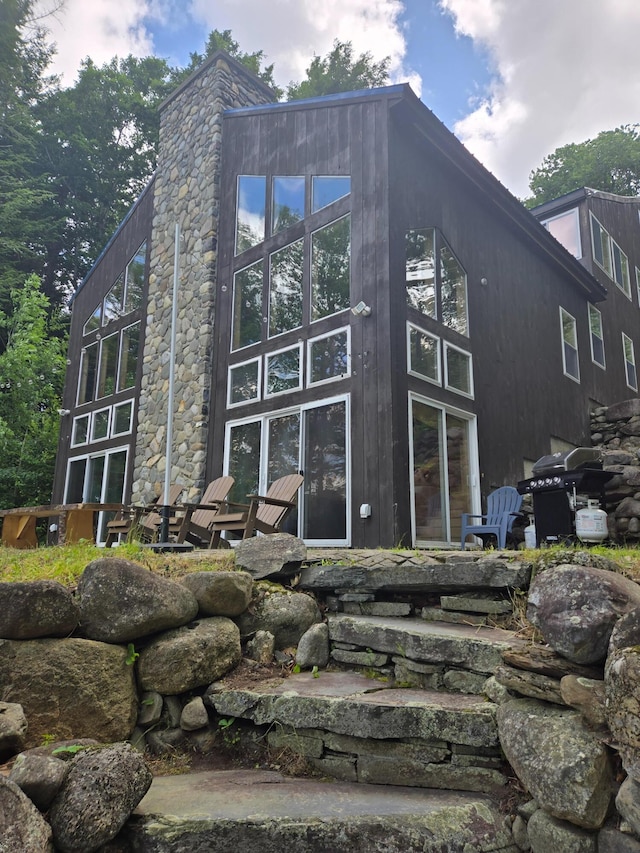 24 Cliffside Dr, Saint Albans, ME 04971 - rear view of property