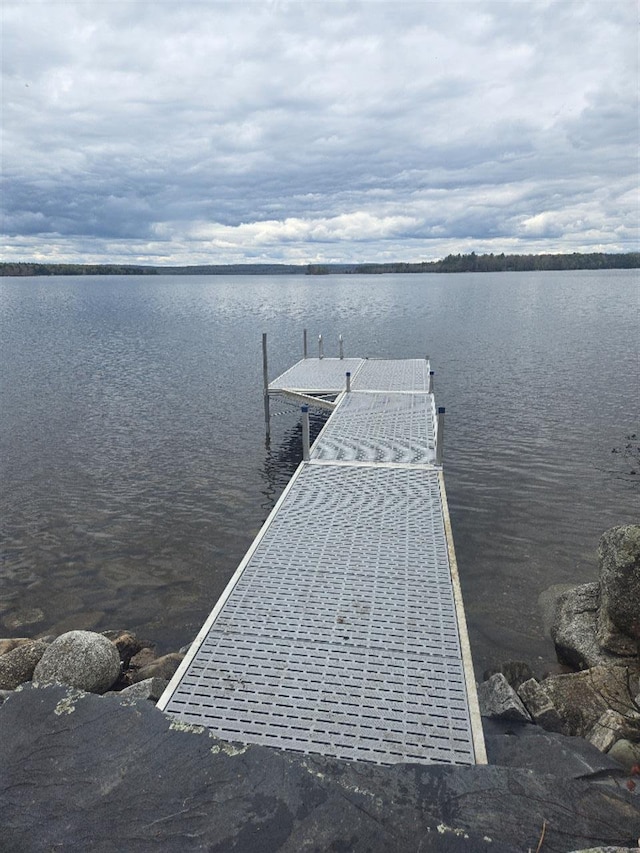 24 Cliffside Dr, Saint Albans, ME 04971 - dock with a water view