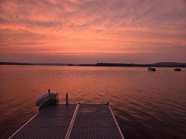 24 Cliffside Dr, Saint Albans, ME 04971 - dock area with a water view
