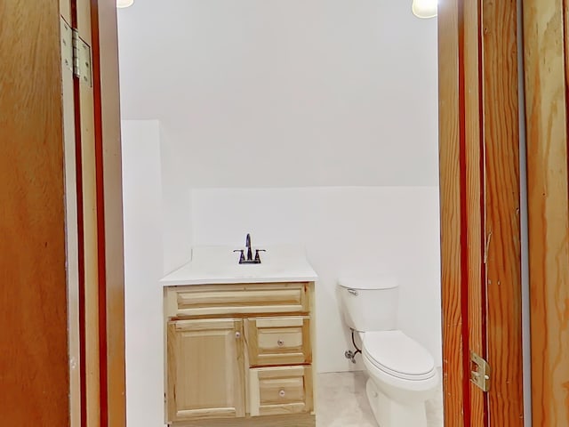 63 N Shore Dr, Owls Head, ME 04854 - half bath with vanity and toilet