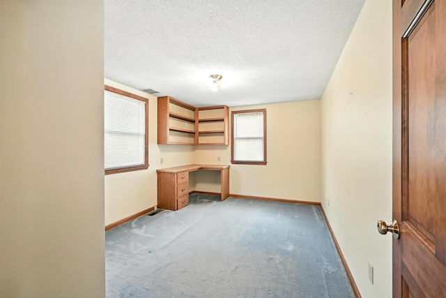 23 W St, Benton, ME 04901 - unfurnished office featuring light carpet and a textured ceiling