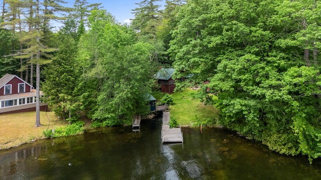 199 Peace Pipe Dr, Litchfield, ME 04350 - aerial view of property and surrounding area with a large body of water