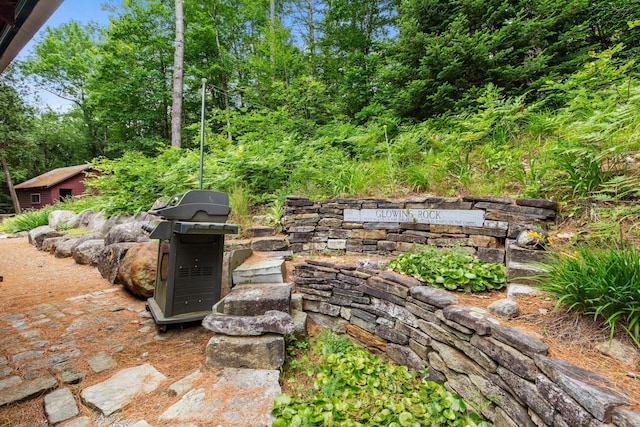 199 Peace Pipe Dr, Litchfield, ME 04350 - view of patio with area for grilling