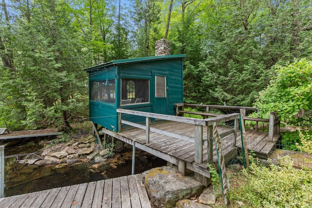 199 Peace Pipe Dr, Litchfield, ME 04350 - view of outdoor structure
