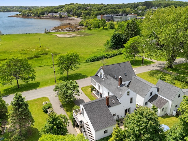 50-52 Mechanic St, Rockland, ME 04841 - drone / aerial view of a large body of water