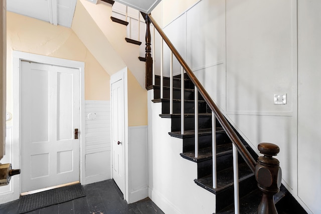 50-52 Mechanic St, Rockland, ME 04841 - stairs with baseboards