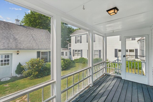 26 Grove St, Bath, ME 04530 - view of unfurnished sunroom