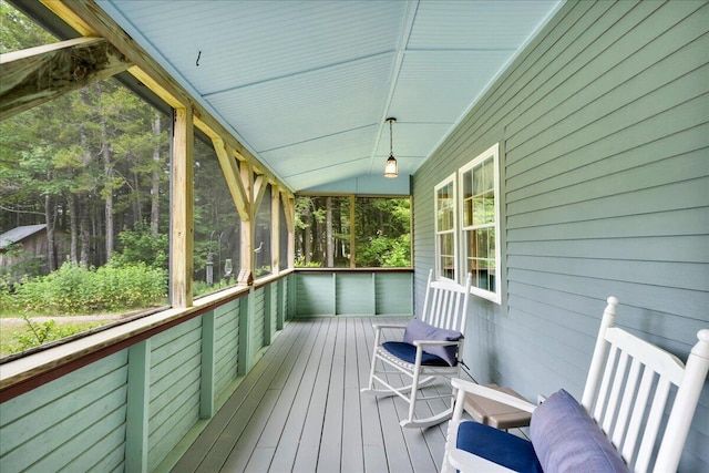 134 Powers Drive Ln, Orland, ME 04472 - view of wooden porch