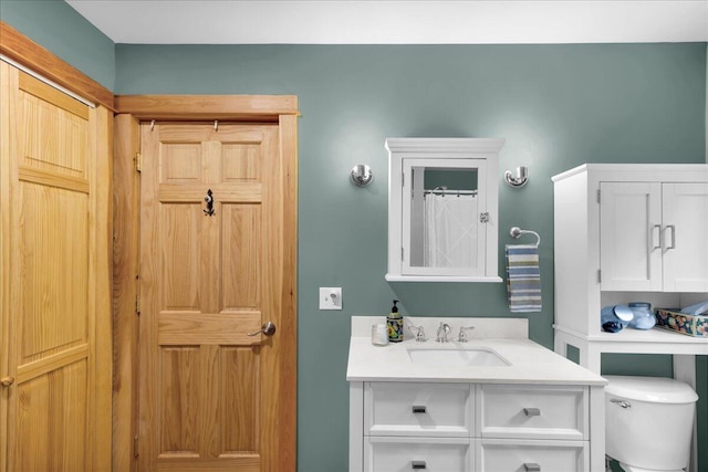 134 Powers Drive Ln, Orland, ME 04472 - bathroom featuring vanity and toilet