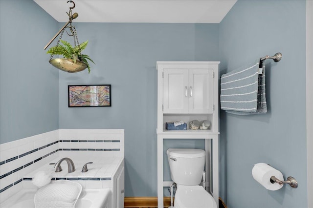 134 Powers Drive Ln, Orland, ME 04472 - full bath with a garden tub and toilet