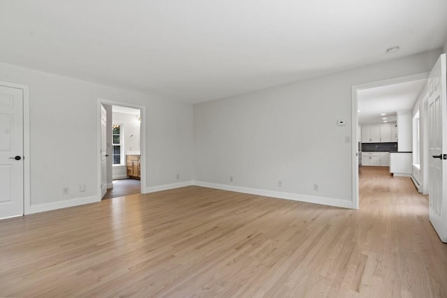 35 Rice Rd, Boothbay, ME 04544 - empty room featuring light wood-style flooring and baseboards