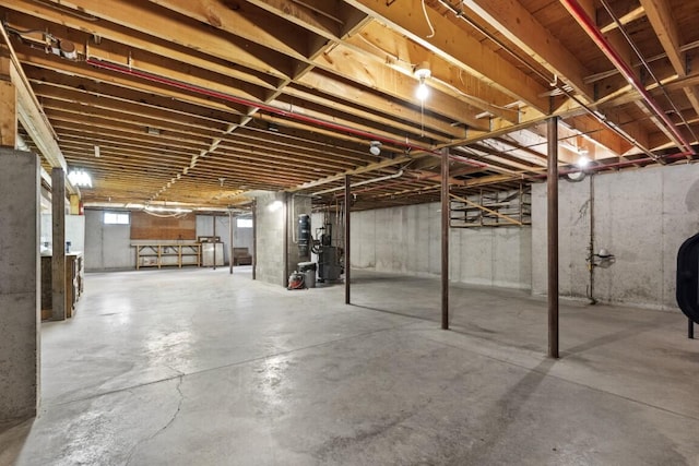 35 Rice Rd, Boothbay, ME 04544 - below grade area with a heating unit