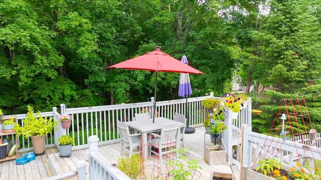 278 S Main St, Auburn, ME 04210 - deck featuring outdoor dining space