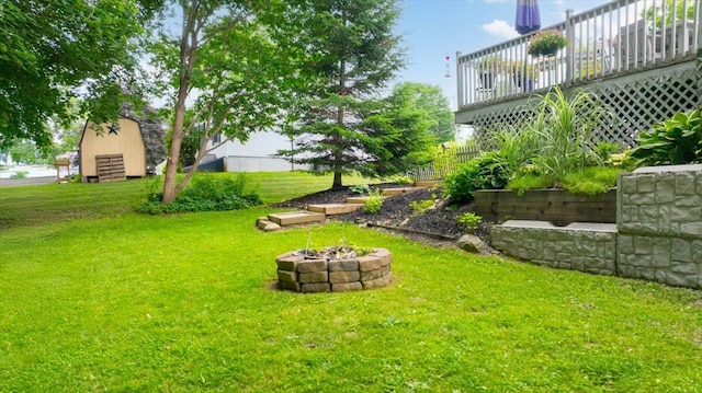 278 S Main St, Auburn, ME 04210 - view of grassy yard with a fire pit