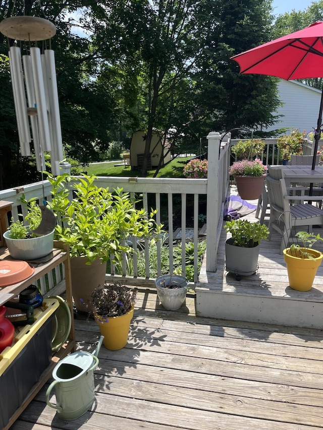278 S Main St, Auburn, ME 04210 - view of wooden terrace