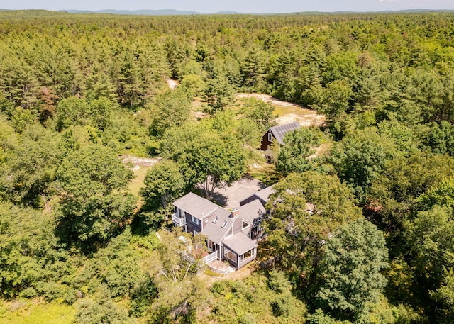 103 Hardscrabble Rd, Hollis, ME 04042 - bird's eye view of a heavily wooded area