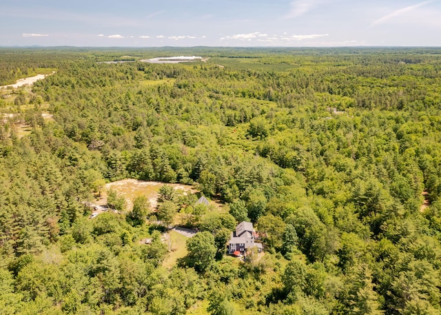 103 Hardscrabble Rd, Hollis, ME 04042 - drone / aerial view of a heavily wooded area
