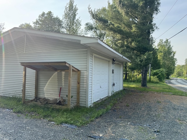 157 Cyr Rd, Cross Lake Twp, ME 04779 - view of detached garage